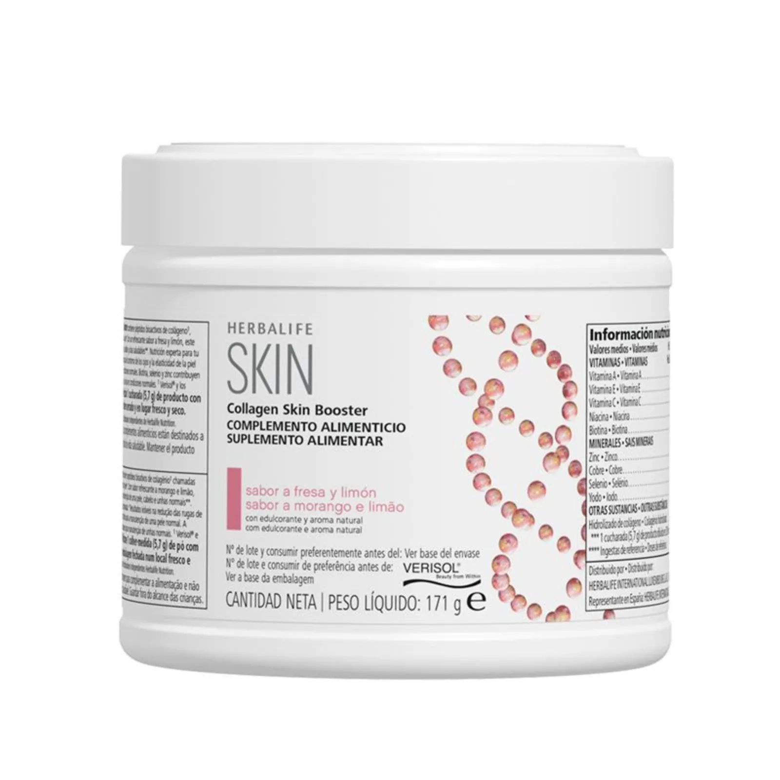 Collagen Skin Booster - Fresa y limón 171g